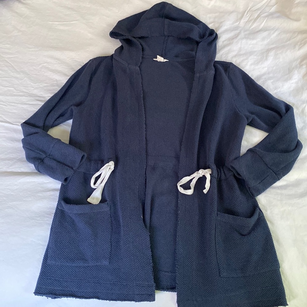 Caslon cardigan with hood